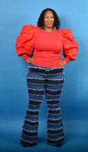 Load image into Gallery viewer, TNT DARK FRINGE WIDE LEG JEANS