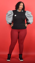 Load image into Gallery viewer, TNT BURGUNDY LEGGINGS