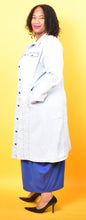 Load image into Gallery viewer, TNT LIGHT DENIM DUSTER COAT