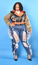 Load image into Gallery viewer, TNT RED PRINT FASHION JACKET