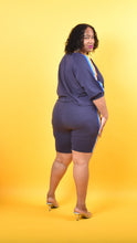 Load image into Gallery viewer, TNT BLUE COLOR STRIP SHORT SET