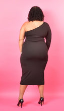 Load image into Gallery viewer, TNT BLACK GOLD ZIP UP DRESS