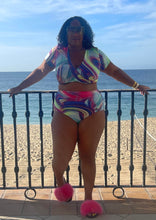 Load image into Gallery viewer, TNT BLUE OCEAN 3 PIECE SWIMWEAR