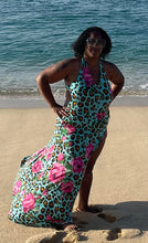 Load image into Gallery viewer, TNT TEAL PRINT 2 PIECE SWIMWEAR