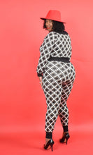 Load image into Gallery viewer, TNT BLACK &amp; WHITE PANTS SET