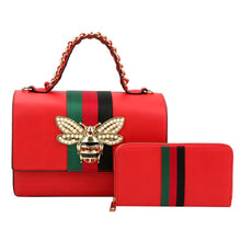 Load image into Gallery viewer, TNT RED HANDBAG &amp; WALLET