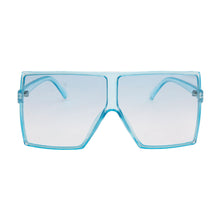 Load image into Gallery viewer, TNT SQUARE TEAL SUNGLASSES