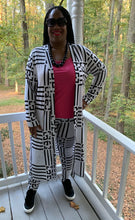 Load image into Gallery viewer, TNT BLACK &amp; WHITE PANTS SET